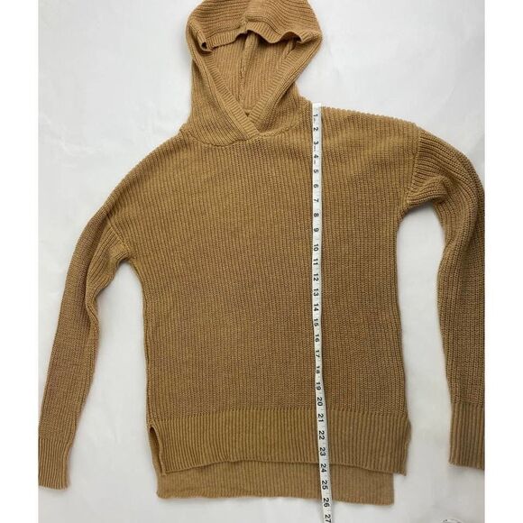 Cynthia Rowley Hooded Waffle Knit Tunic Sweater - Women's Size Small - Picture 6 of 10